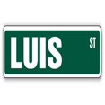 thumbnail image 1 of SignMission SS-LUIS Panneau de Chambre pour Enfants Rue Luis 18 Po., 1 of 1