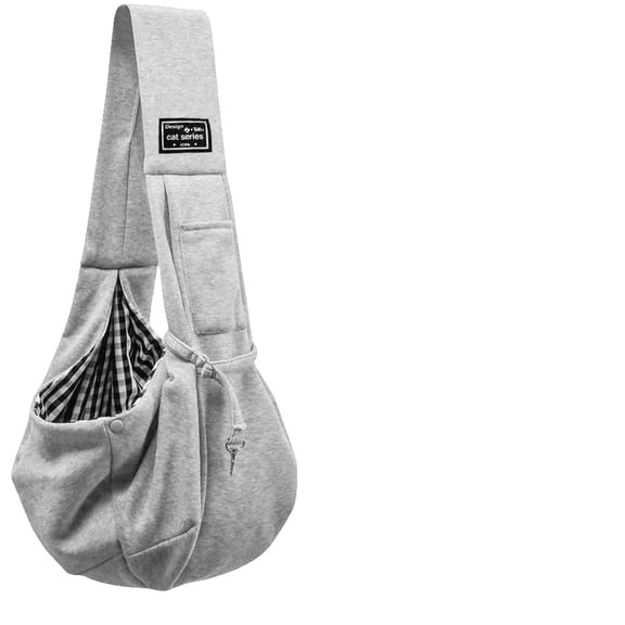 Dog Carrier Sling - Hand-Free Dog Carriers for Small Dogs and Cats, Puppy Sling Carrier Purse Pocket, Travel Safety Harness