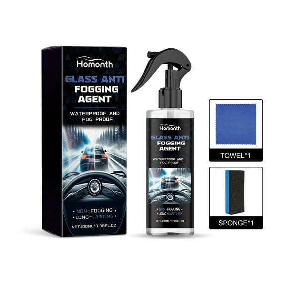 Rbaofujie Car Scratch Repair Avoid Glass Fogging and Make The Glass Clear Spray Comes with Sponge and Towel Car Avoid Fogs Agent 100ml Car Scratch Remover Carfidant