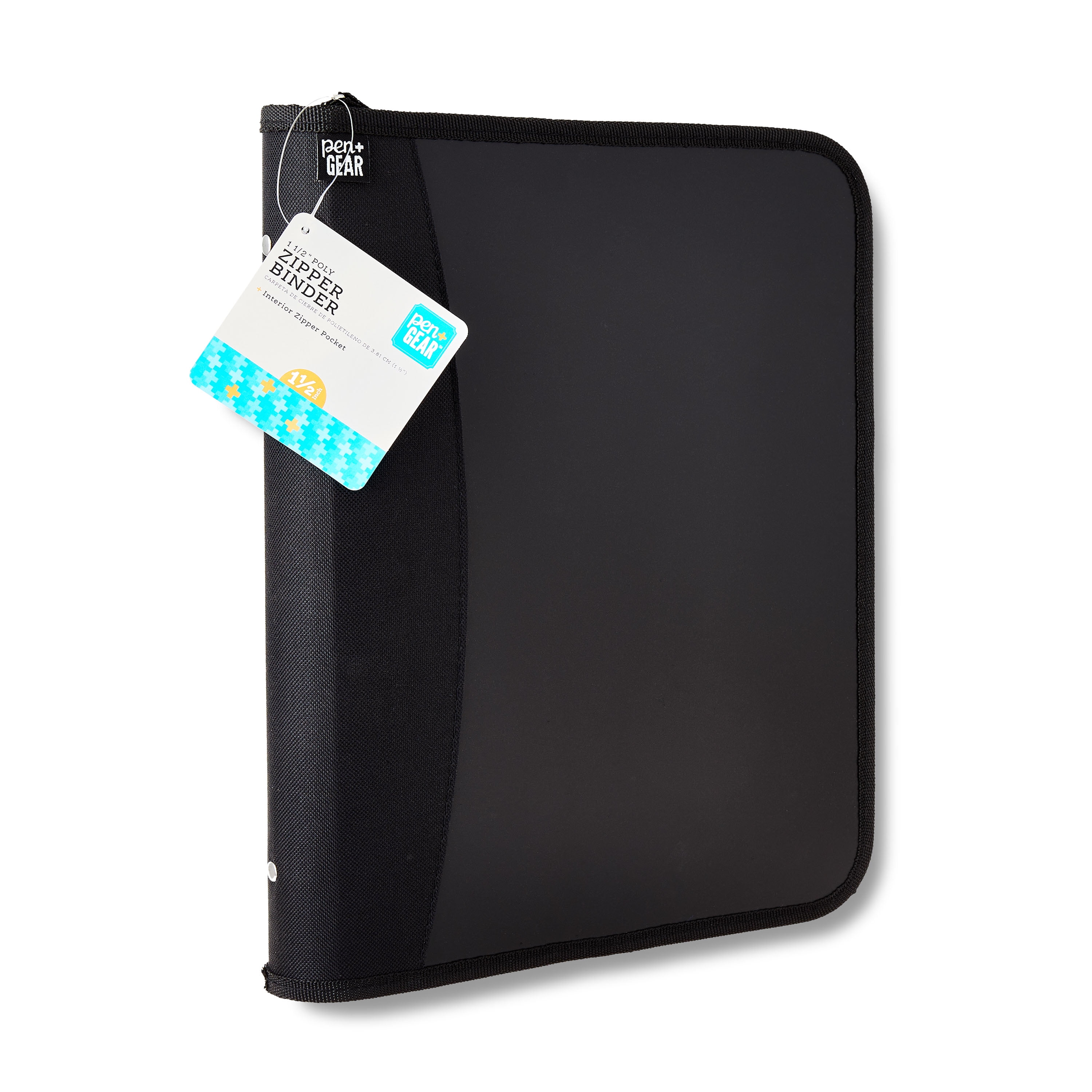Pen+Gear Poly Zipper Binder, 1.5