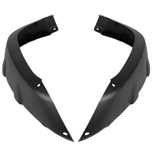 KOJEM Mud Splash Guards, Black PE Plastic Fender Flare Flaps 4Pcs