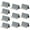 Black, variant on 10Pcs Card Holder Display Shelf Name Card Case Mobile Phone Tablet Holders Stand