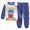 T157-Dark Blue, variant on 7-8 Years Child Baby Girls Boys' 2-Piece Cotton Pajama Set for Kids Toddler Long Sleeve Sleepwear Cute Cartoon Children's Gift Set Girls Blue Tracksuit