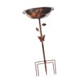 thumbnail image 5 of Vsenkes Bird Bath Bowl Easy to Clean Decorative Birdbath for Backyard Outdoors Patio Red Bronze Bird, 5 of 9