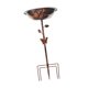 thumbnail image 5 of Baño para pájaros, comedero para pájaros, fácil de diseñar, decoración, baño para pájaros independiente y resistente Pájaro de bronce rojo, 5 of 8