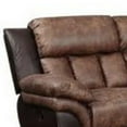 thumbnail image 2 of Benjara 7 Piece Microfiber Sectional Sofa with 3 Reclining Seat, Brown, 2 of 5
