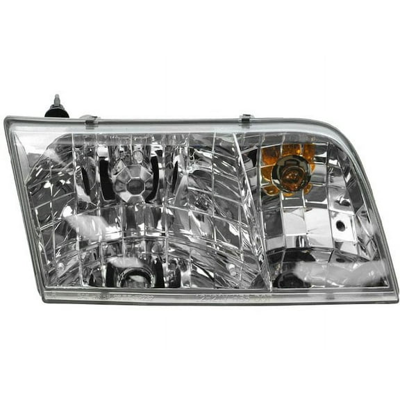 Right Headlight Assembly - Compatible with 1998 - 2011 Ford Crown Victoria 1999 2000 2001 2002 2003 2004 2005 2006 2007 2008 2009 2010