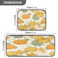 thumbnail image 4 of Kitchen Floor Mat 2 Sets Carpet Floor Mat Kitchen Mat Bathroom Mat Living Room Mat Bedroom Mat Absorbent Delicate Fabric No Ball Pumpkin Beautiful, 4 of 7