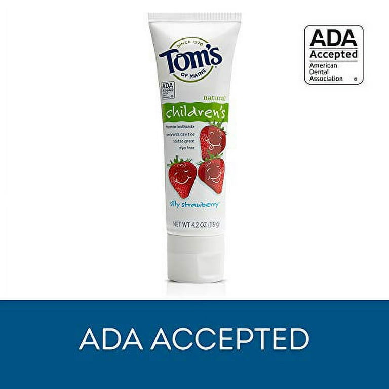 新発売の Tom's of Maine Children's Fluoride Toothpaste, Silly オーラルケア