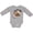 AC-Heather Grey, variant on Inktastic Football - Like a Girl Girls Long Sleeve Baby Bodysuit