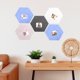 thumbnail image 4 of unbranded 8Ud Tablero De Fieltro Hexagonal Adhesivo Para Pared Resistente En Oficina Hogar, 4 of 6
