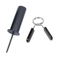 thumbnail image 3 of Quzzie Weight Stack Pin Weight Stack Pin Extend Cable Machine Workout Machine Gym Pin With Spring Clip Weight Machine Pin Replacement Reliable Steel Detachable Design Suitable for 80mm length, 3 of 8