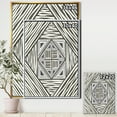 thumbnail image 3 of Designart ' Minimalist Graphics II ' Transitional Framed Canvas, 3 of 3