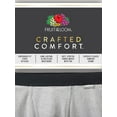 thumbnail image 3 of Fruit of the Loom Men's Crafted Comfort Stretch Boxer Briefs, Regular Leg-Assorted, Small, 3 of 6