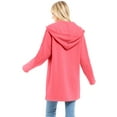 thumbnail image 4 of Made by Olivia Women's Casual Oversized Loose Fit Zip Up Pullover Hoodie Tunic Sweatshirt Jacket Fall Outfits (S-3X), 4 of 4