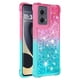 thumbnail image 2 of Funda para Motorola Edge 2024 5G Transparente con Brillos Carcasa Protectora Antigolpes con Glitter Brillante, 2 of 5