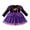 ZA Purple, variant on Xmyrz Skirt Set Baby Girl 2 Piece Outfits Mesh Short Sleeve Halloween Suitable Dress Holiday Role Play Performance Clothing Suits