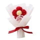 thumbnail image 2 of Ramo de punto hecho a mano, ramo de flores artificiales, flores falsas tejidas, romántico Estilo H, 2 of 9
