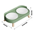 thumbnail image 3 of Elevated Cat And Food Bowls With Design For Easier Eating And Improved Digestion Vomiting Slow Feeder Dish For Small Medium Large Non Stand Feeder Bowls, 3 of 4