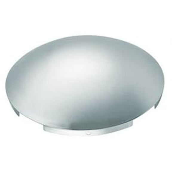 roadmaster 203 chrome front hub cap with 4 notch cutout, for steel wheels