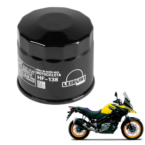 Filtro Aceite HF-138 Moto Suzuki Kawasaki Gsxr M50 Leiruki