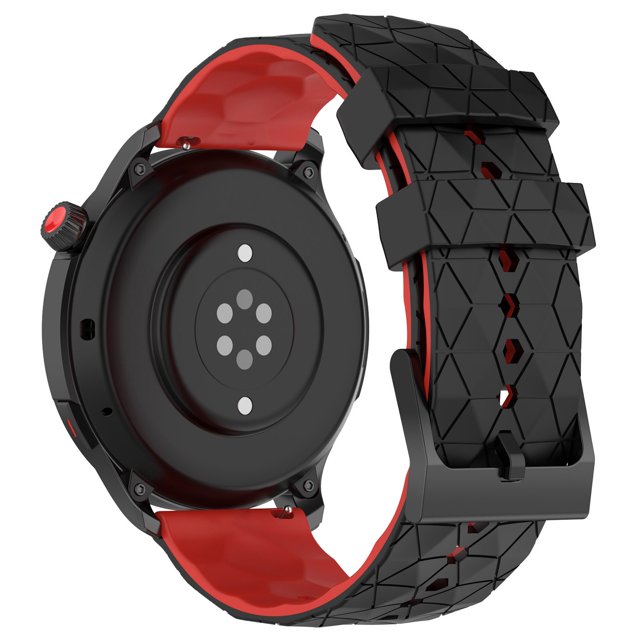 WIFKLSIIPG 22mm Solid Color Silicone Sports Sweat Proof Watch Strap with Fashionable Design and Easy Replacement