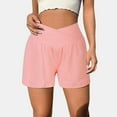 thumbnail image 3 of Kureaily Women's High Waisted Running Shorts Lined Workout Athletic Short, 3 of 5