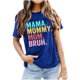 thumbnail image 3 of Fiudx Ofertas Flash Artículos En Oferta Tops con Estampado de Moda para Mujer, Blusa de Manga Corta, Camisetas Divertidas con Cuello Redondo, 3 of 3
