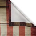 thumbnail image 3 of Ambesonne American Flag Kitchen Curtains, Wood Design Flag, 55"x45", Blue Red, 3 of 3