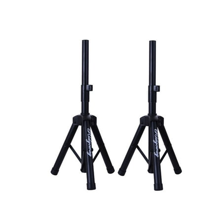A Pair Adjustable Speaker Stand Tripod Pole Mount Height 30
