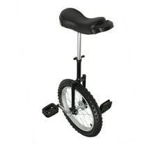 24 In Unicycle Adjustable Height Ride Bike Unisex Adult Steel Frame Bicycle