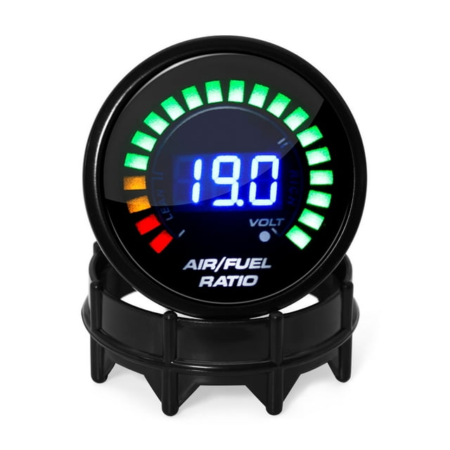 52mm Air Fuel Ratio Gauge LED Digital Display Narrowband O2 Oxygen Sensor Car Gauge For 12V Car Racing Car Gauge ,High Sensitivity & Precision