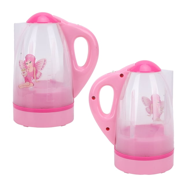 Mini Bouilloire Électrique, Jouet Bouilloire Électrique pour Enfant, Bords Lisses Facile à Utiliser et à Faire Fonctionner pour Enfants Garçons, Filles Bouilloire Électrique 3521-21