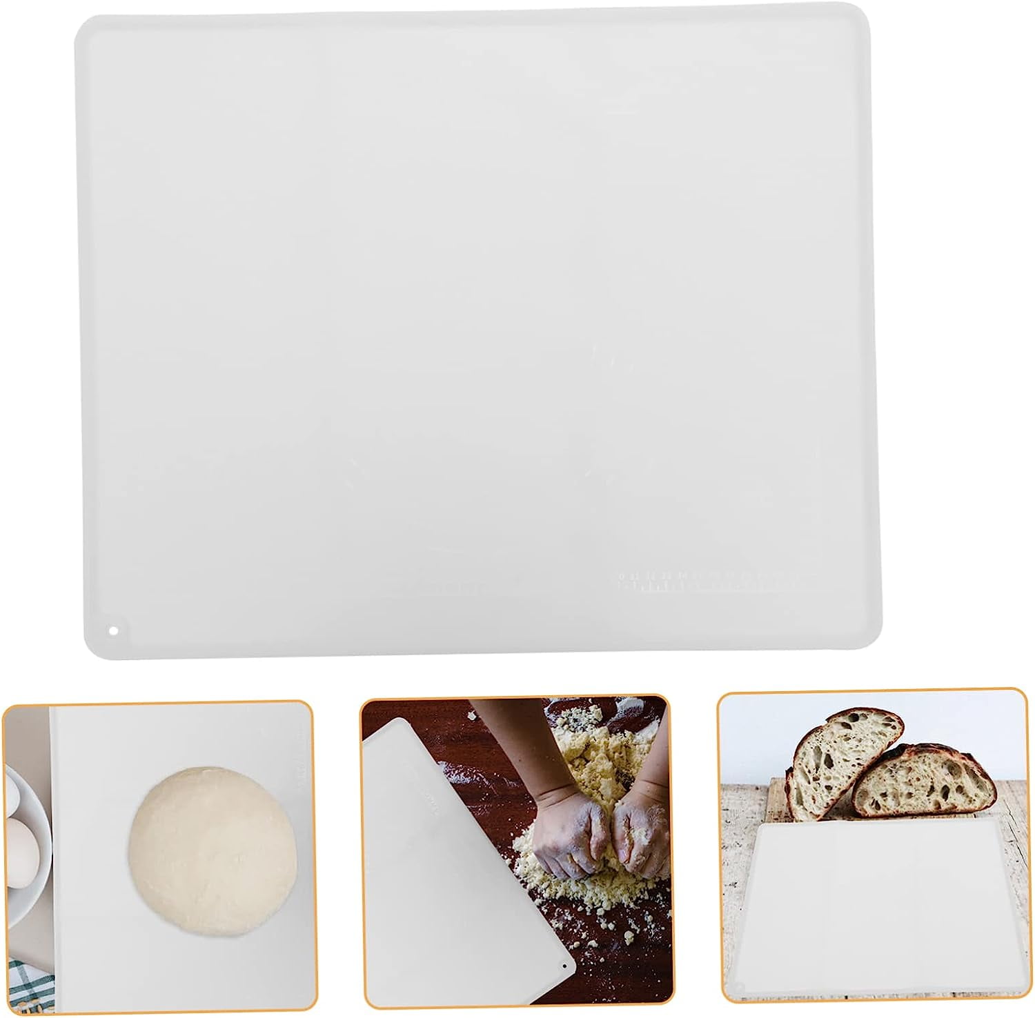 Silicone Kneading Mat Silica Gel Baking Tools White Household