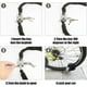 thumbnail image 5 of [3 Keys] 1m Anti-Theft High Security Chain Lock, Weatherproof Bicycle Lock Padlock for Bike Bicycle, Motorcycle, Scooter, Door, Gate, Fence, 5 of 5