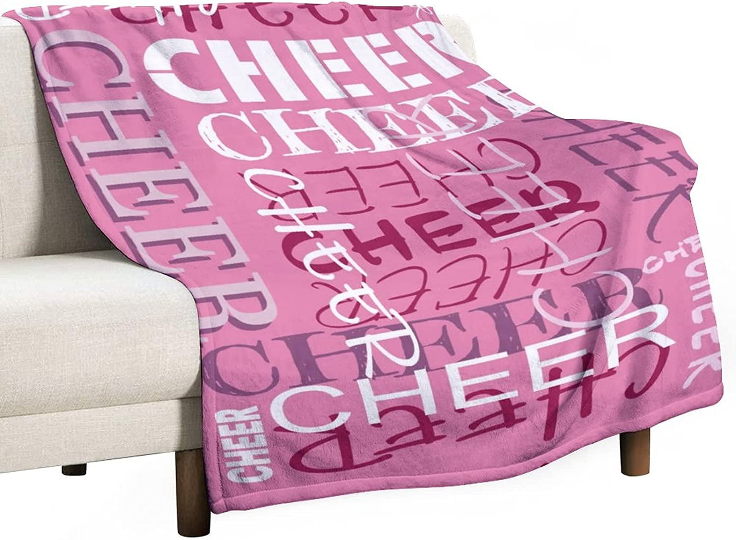 Cheer''s Fleece Throw Blanket Holiday Blanket Fuzzy Warm Cozy Throws for Winter All Seasons Bedding Couch Sofa Bed Office for Teens Adults Women Gift