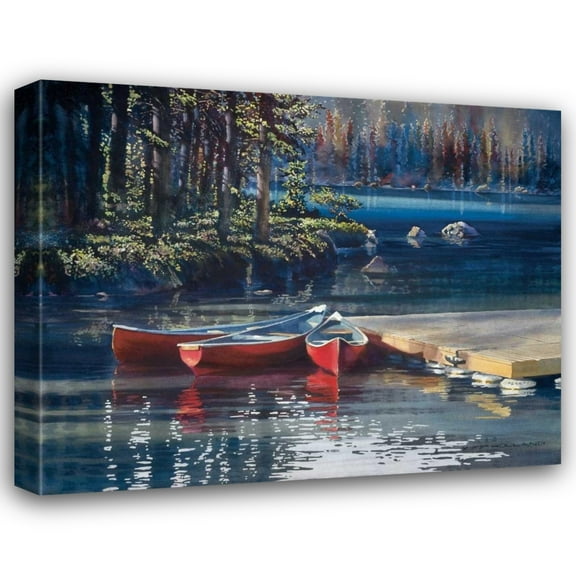 Kiff Holland 24x20 Gallery Wrapped Canvas Wall Art Titled - Threes Company