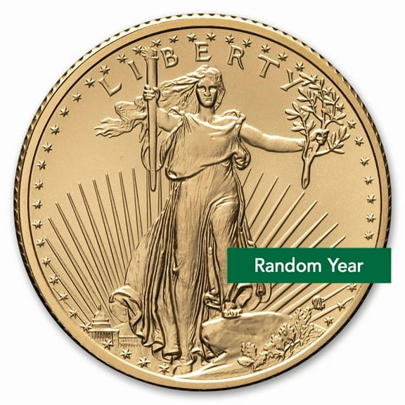 1/4 oz American Gold Eagle Coin BU - Random Year