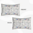 thumbnail image 2 of Pofeuu America Landmarks2 Print Polyester Microfiber Plush Pillowcases, Super Soft and Cozy Pillow Case Covers with Envelop Closure（Pillow core not included）-16"x24", 2 of 6
