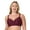 Midnight Rouge Swirl, variant on Comfort Revolution Wireless Bra DF3463 Color: Juniper Blue Swirl Size: 40 B