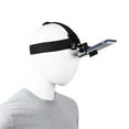 thumbnail image 1 of ziyahi Headband Phone Holder Tool Accessories Stable Cellphone Fixator Clamping Fixation Phones Mount Head Straps Clip Fixing Accessory, 1 of 8