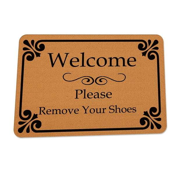 Felpudo de entrada con letras no bienvenidas, alfombra para puerta de entrada, alfombra para dormitorio, decoración para sala de estar