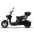 thumbnail image 1 of EMMO Monster eBike - Electric Moped Scooter - 72V - 70km Range - QS Motor - Blue - Removable Battery - Storage, 1 of 9