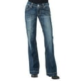 thumbnail image 3 of Stetson Womens Basic Back Pocket Medium Wash Trouser, 3 of 3