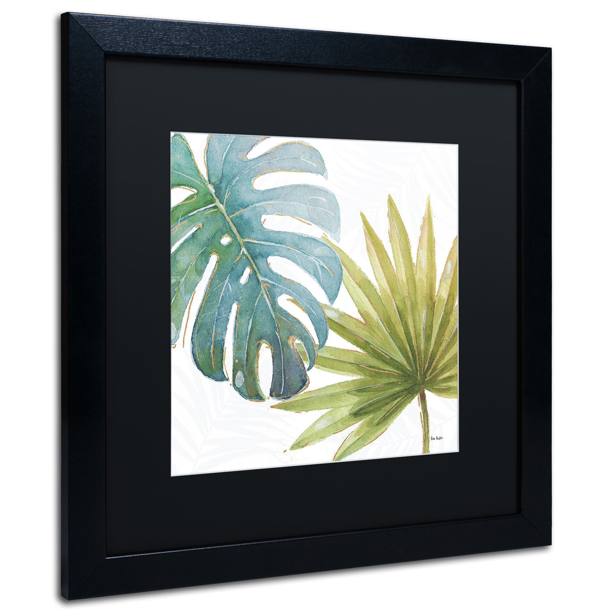 Lisa Audit 'Tropical Blush VIII' Matted Framed Art