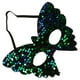 thumbnail image 4 of Elegante máscara de mariposa para mujer, máscara de media cara con lentejuelas para Halloween, fiestas de cosplay y decoraciones de carnaval, accesorio de disfraz brillante, 4 of 8
