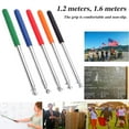 thumbnail image 2 of 1.2/1.6M Telescopic Tour Guide Flag Pole with Non-slip Handle Heavy Duty Stainless Steel Extendable Teacher Pointer Banner Handheld Flag Pole, 2 of 8