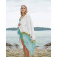 thumbnail image 2 of Turquoise Gold Marble Beach Towels Oversized Super Absorbent,Modern Abstract Marble Crack Texture Lightweight Bath Towel Quick Dry Sets For Bathroom/Pool/Rv Camping/Beach Play/Gym Room/Picnic 31"x62", 2 of 8