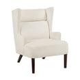 thumbnail image 4 of Contemporary Beige Wingback Chair for Bedroom | Enhances the Ambiance of Living Spaces | Plywood Frame and Attached Cushions | Solves the Issue of Hard - to - find Comfortable Chairs, 4 of 6