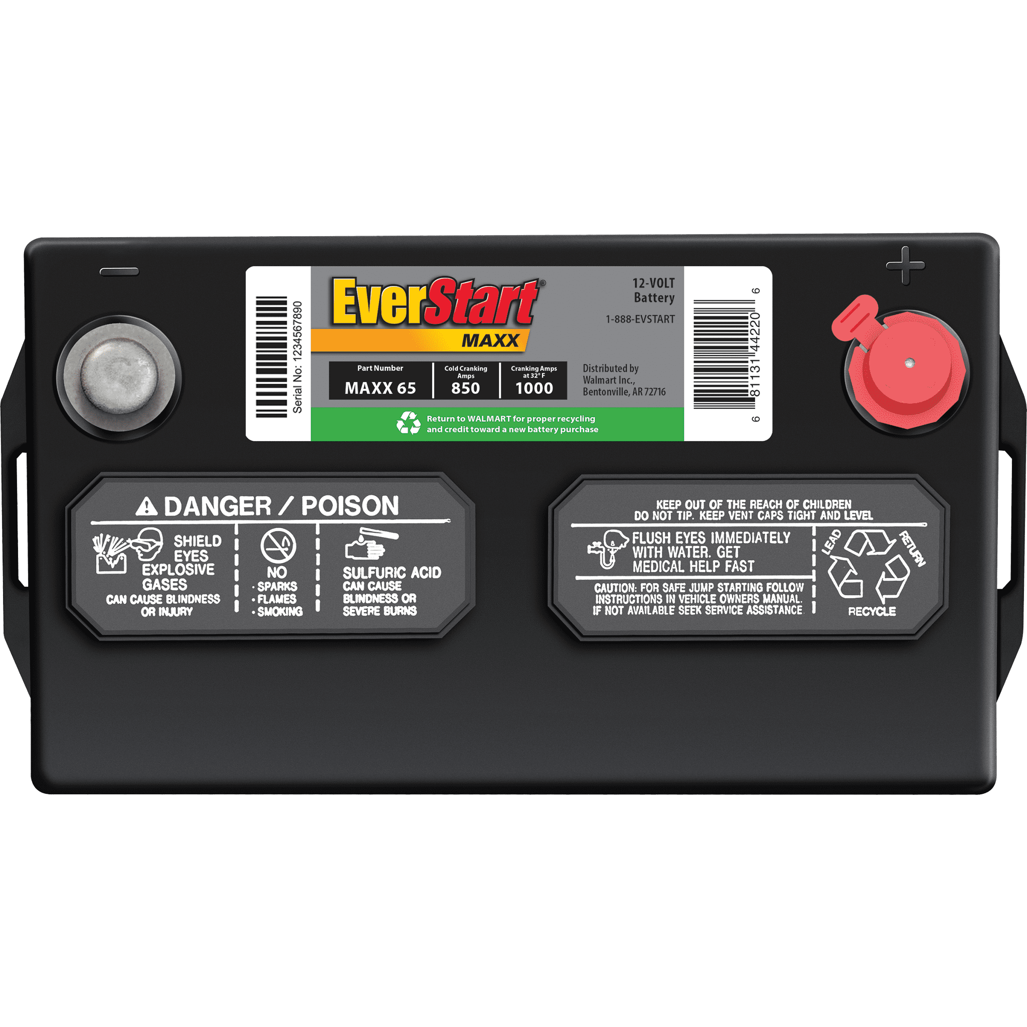 EverStart Maxx 65 with 850CA & 675CCA